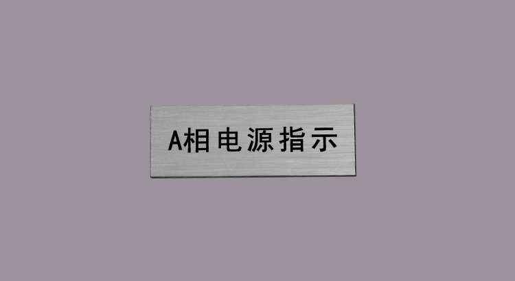 精密儀器金金屬銘牌